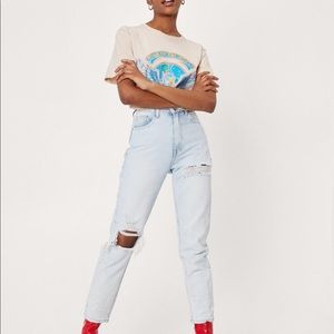 Nasty Gal Ripped Jeans